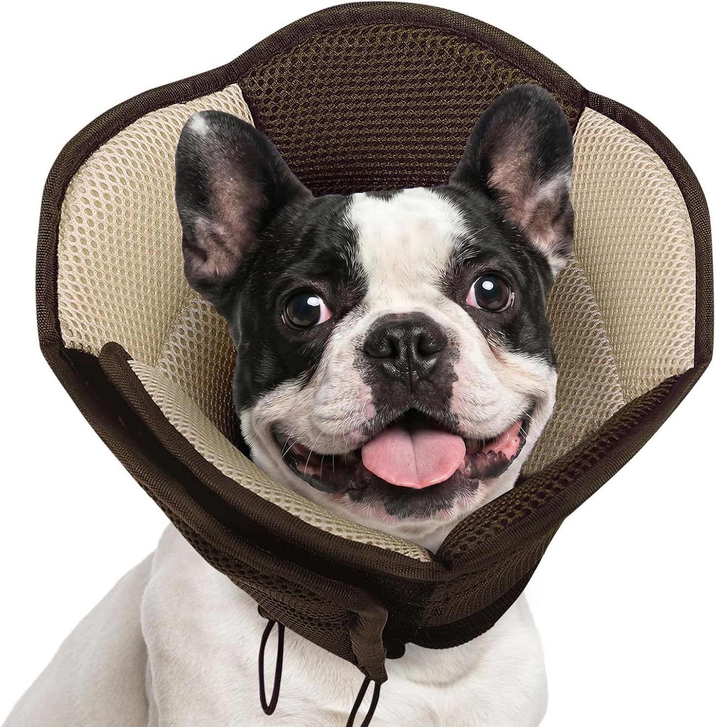 AOFITEE Large Dog Cone - Adjustable Dog Cone to Stop Licking, Foldable Extra Large Cones Dogs for Wound Healing, Pet Elizabethan Cones Collar After Surgery, XL Fabric Pet Neck Collar, Blue X-Large - Image 10