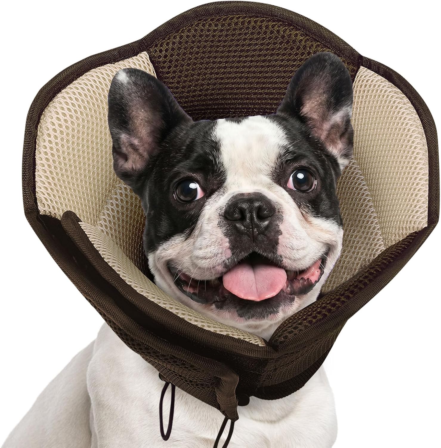 AOFITEE Large Dog Cone - Adjustable Dog Cone to Stop Licking, Foldable Extra Large Cones Dogs for Wound Healing, Pet Elizabethan Cones Collar After Surgery, XL Fabric Pet Neck Collar, Blue X-Large - Image 10