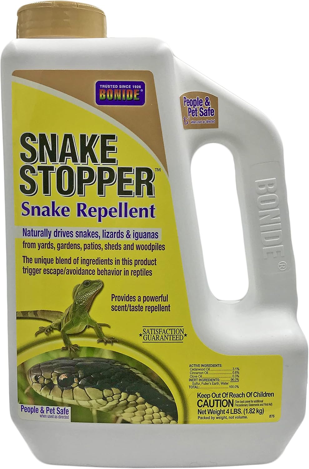 Bonide Snake Stopper Snake Repellent 4 Pound front view