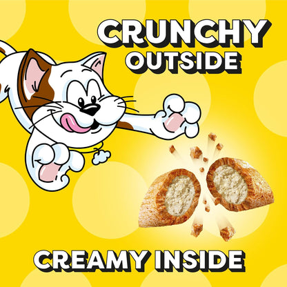 Nutritionally complete dual texture adult feline treats ingredients panel