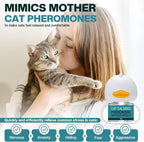 Synthetic feline pheromone diffuser coverage area up to 700 square feet