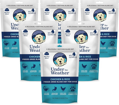 Under the Weather Bland Diet for Dogs | Easy to Digest for Sick Dogs | Always Be Ready | Contains Electrolytes - All Natural Freeze Dried 100% Human Grade Meats | 2 Pack - Chicken, Rice - 6oz - Image 12