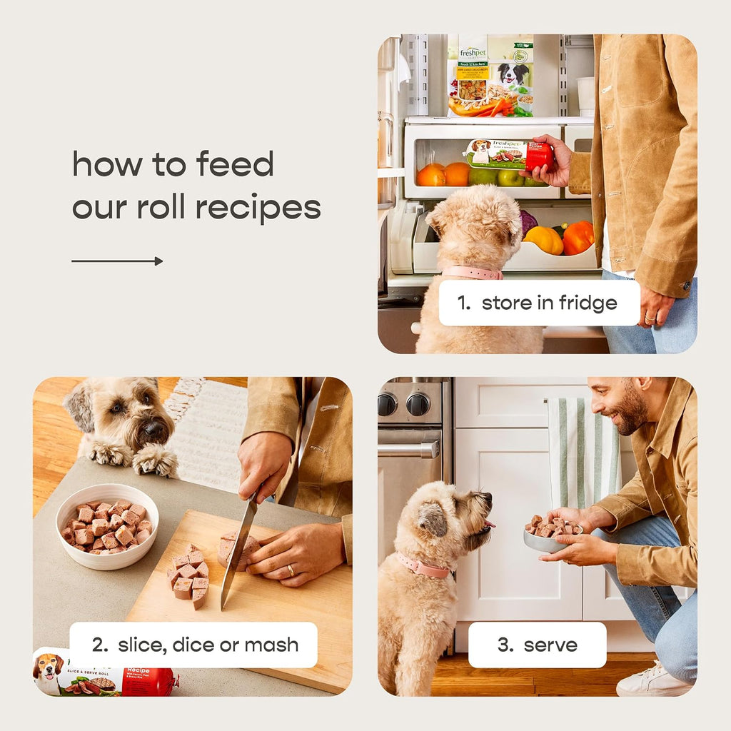 Freshpet Select healthy refrigerated dog food roll