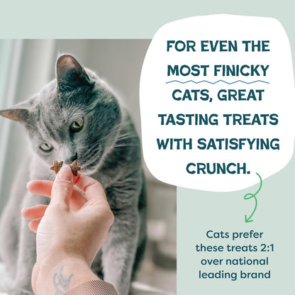 Low calorie crunchy catnip snacks for sensitive stomachs