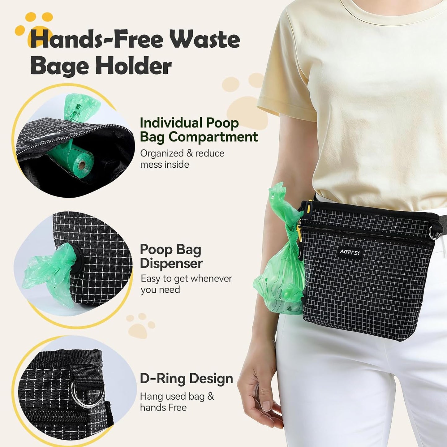 Demonstration of Agptek pouch worn as a waist pack