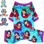 Dog Pajamas Spring Summer Dog Clothes for Small Medium Dogs Girl Boy Cute Soft Puppy Pjs Clothes Doggie Onesies Cat Pet Jammies Outfit (Blue Dinosaur, X-Small) - Image 15