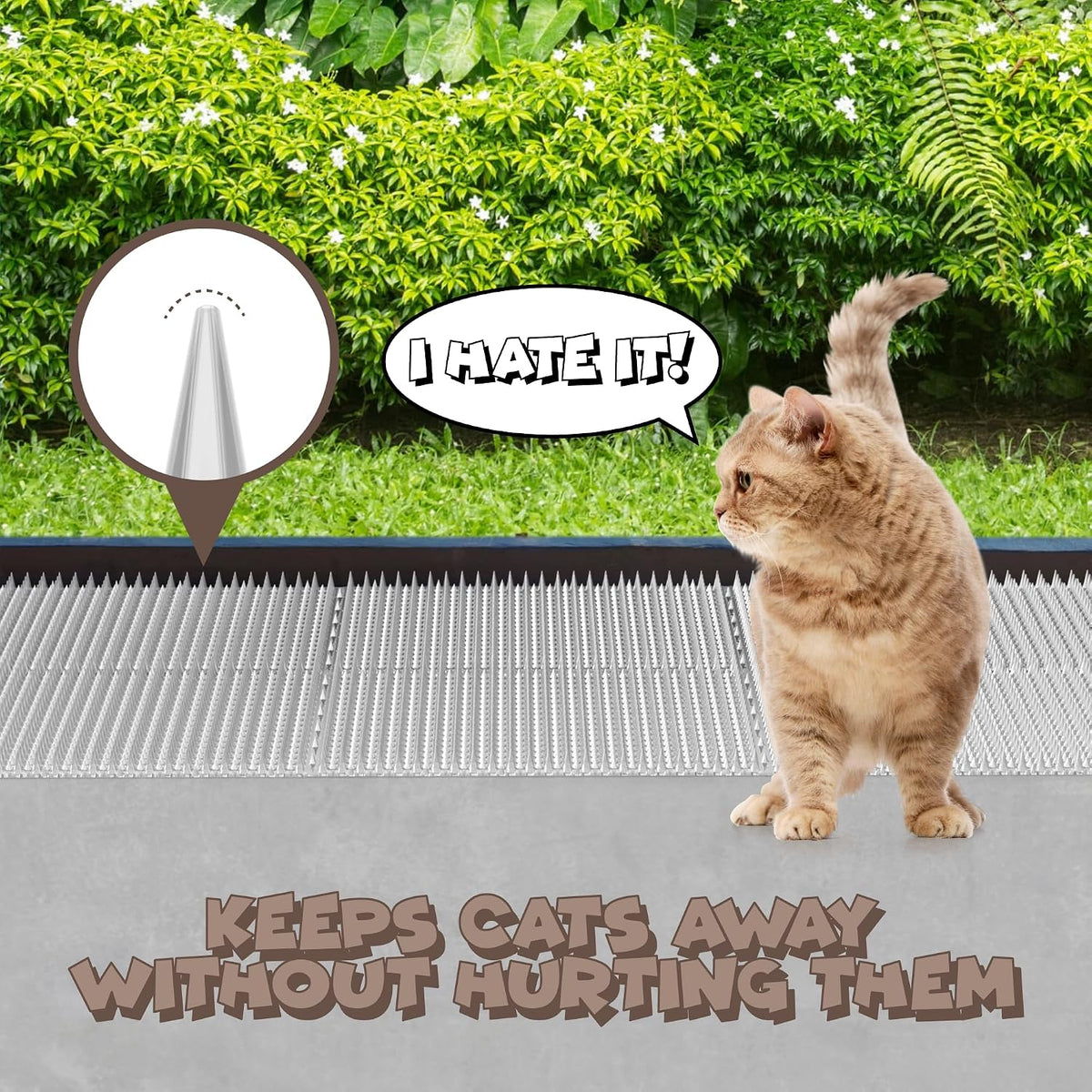 Ohlela scat mat outdoor garden protection