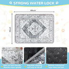 Lahome pet mat showing liquid absorption performance