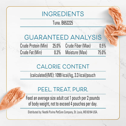 Single ingredient tuna flakes for cats detail