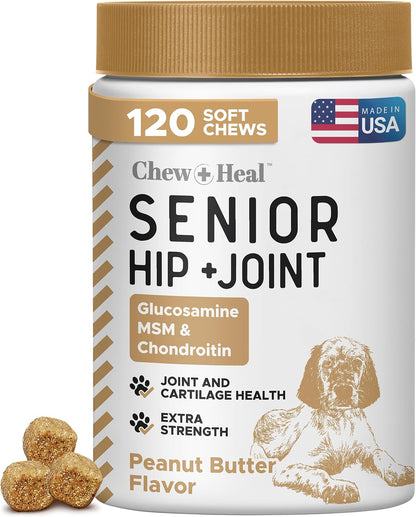 Glucosamine for Senior Dogs Hip and Joint Supplement, 60 Mobility Chews | Made with Glucosamine, MSM, Chondroitin, Green Lipped Mussels and More - Image 13