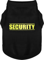 Paiaite security graphic dog shirt vest front view