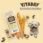 Side profile of 3 Ounce Vitaday Turkey Tendon pack