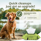 Pawfume pet wipes packaging showing the resealable lid feature.
