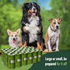 Reli unscented eco friendly puppy poop bags tearing along perforations