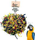 Sweet Feet and Beak Shredder Ball, Small, 3" Bird Shredding & Foraging Toy - Image 10