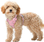 BARKBAY No Pull Dog Harness Large Reflective Dog Harness with Front Clip and Easy Control Handle for Walking Training Running with ID tag Pocket(Pink,L) - Image 13