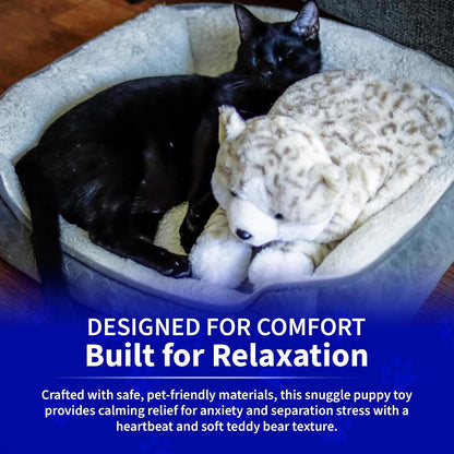 Complete packaging contents of the Pet Fit For Life imported cat sleep aid with USB cable.