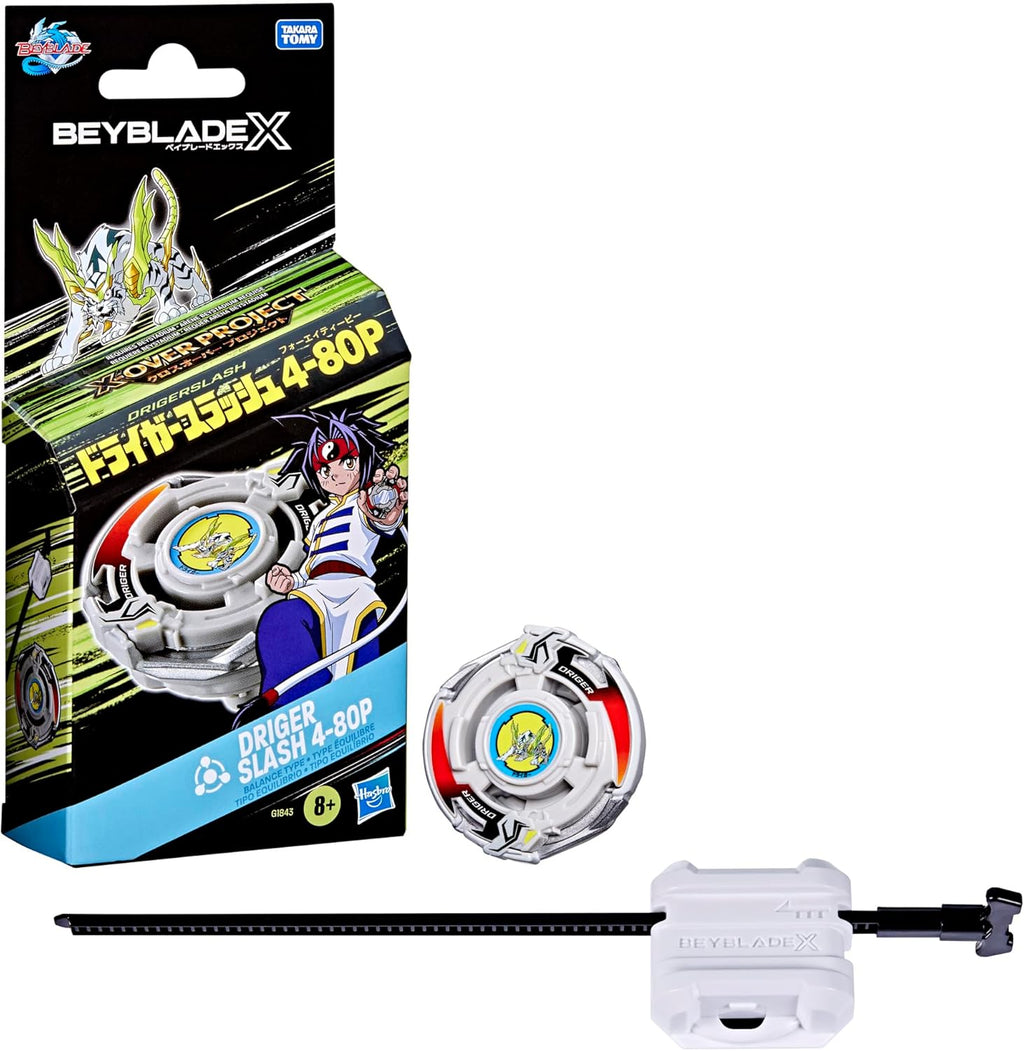 Beyblade X X-Over Project Driger Slash 4-80P front view