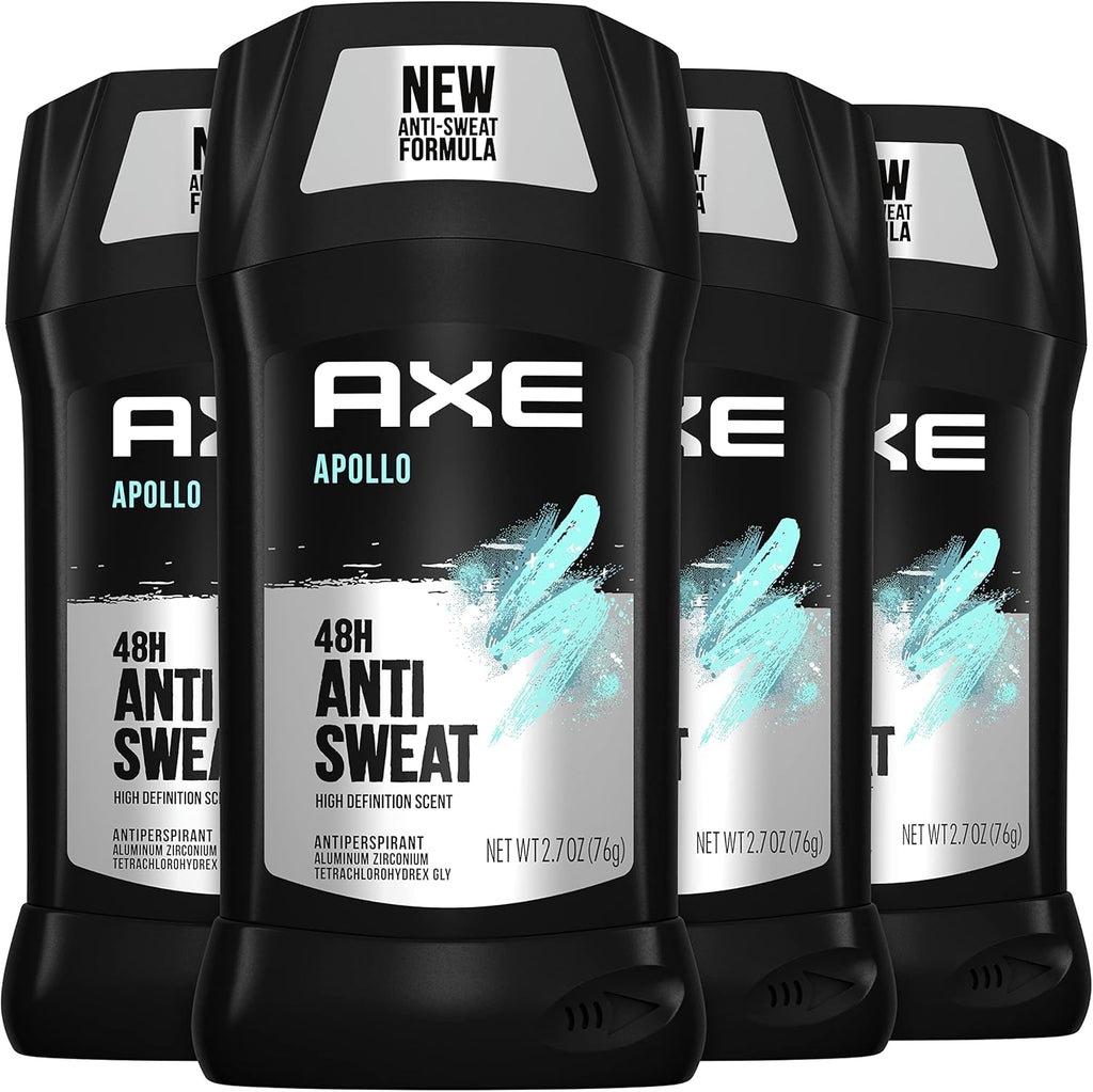 Axe Apollo antiperspirant deodorant stick front view packaging