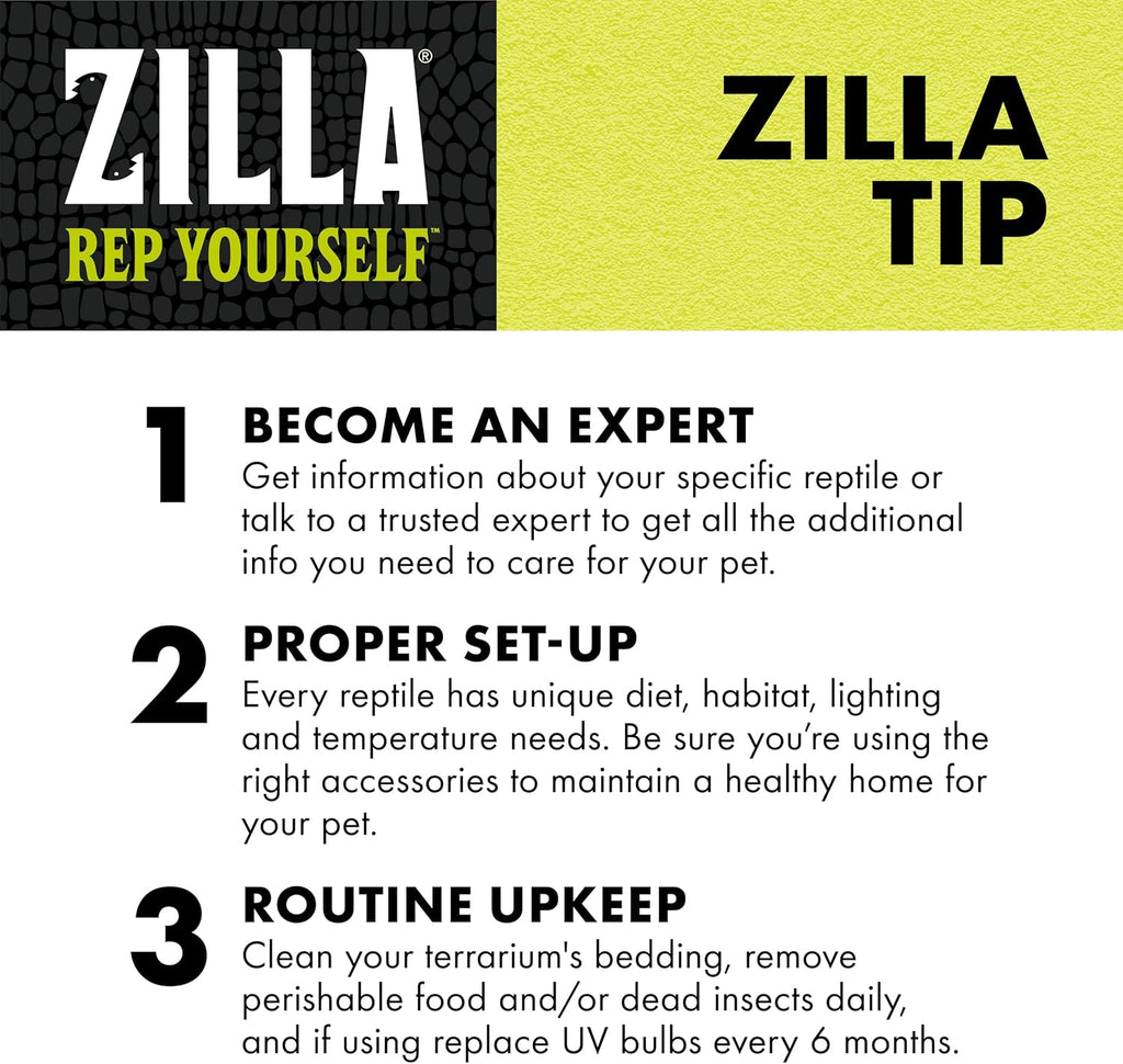 Zilla terrarium bark blend bag back view instructions