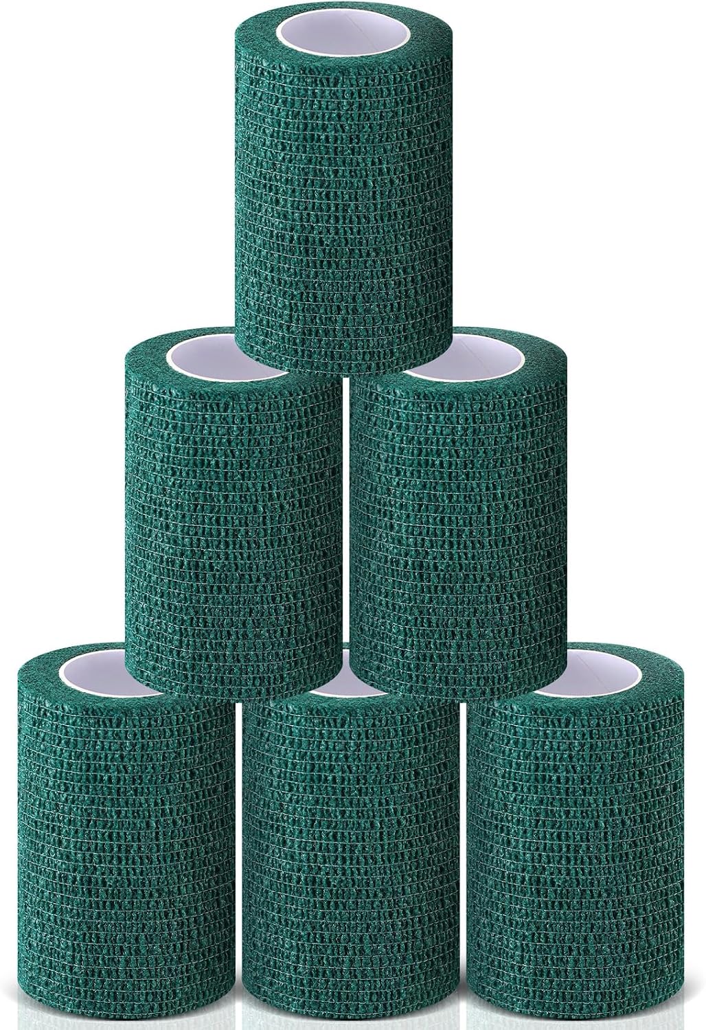 Threlaco 6 Rolls Self Adhesive Bitter Bandage Wrap for pets front view