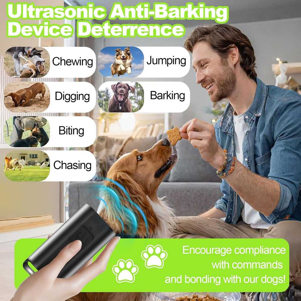 Baopilong dog trainer showing the USB charging port