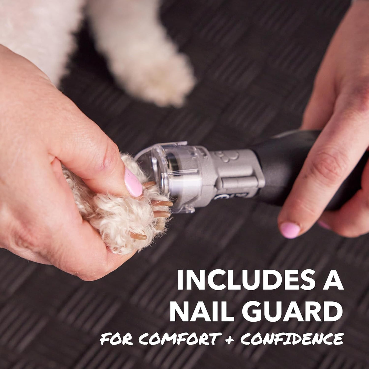 Dremel cordless pet nail trimmer with rechargeable battery and USB cable
