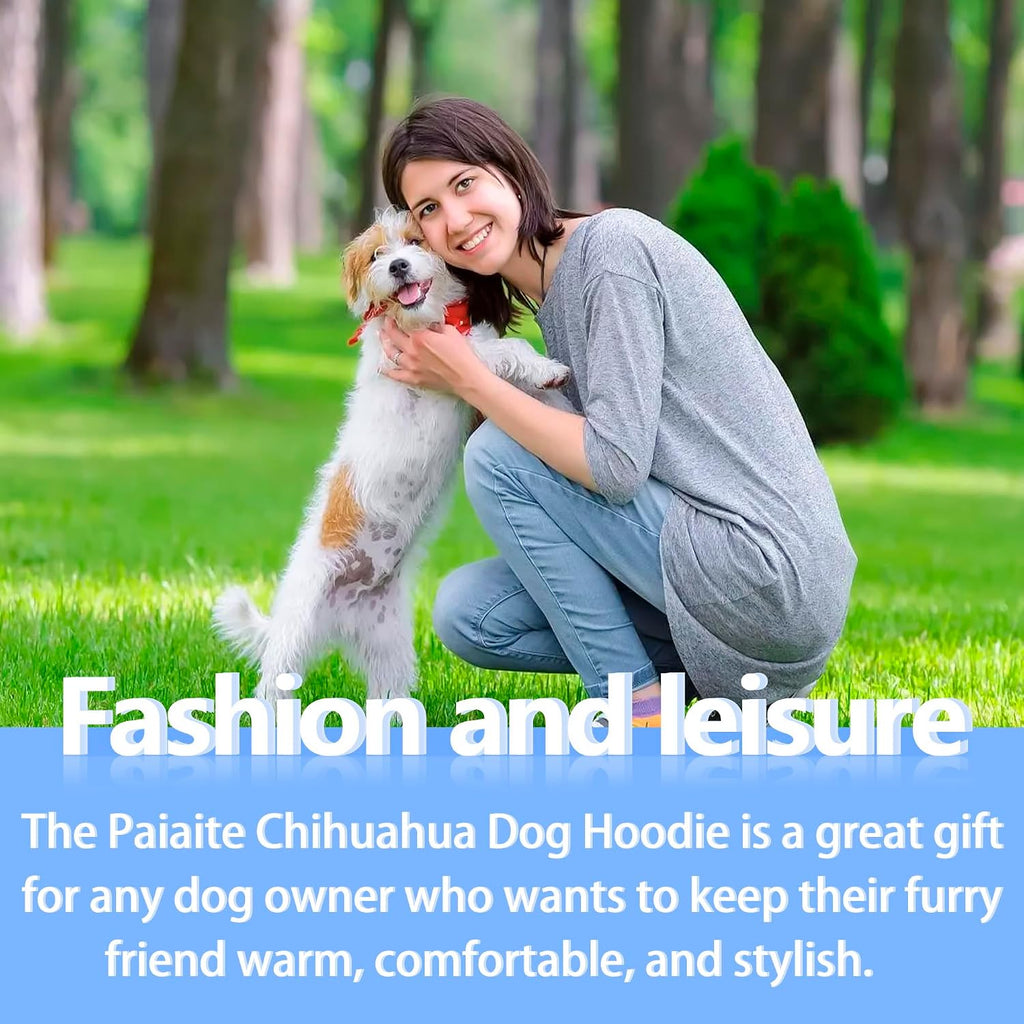 Paiaite cute dog mama slogan hoodie soft breathable winter wear