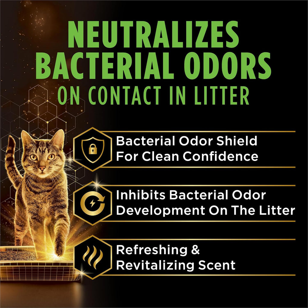 Graphic showing clumping action of Tidy Cats performance litter