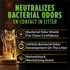 Graphic showing clumping action of Tidy Cats performance litter