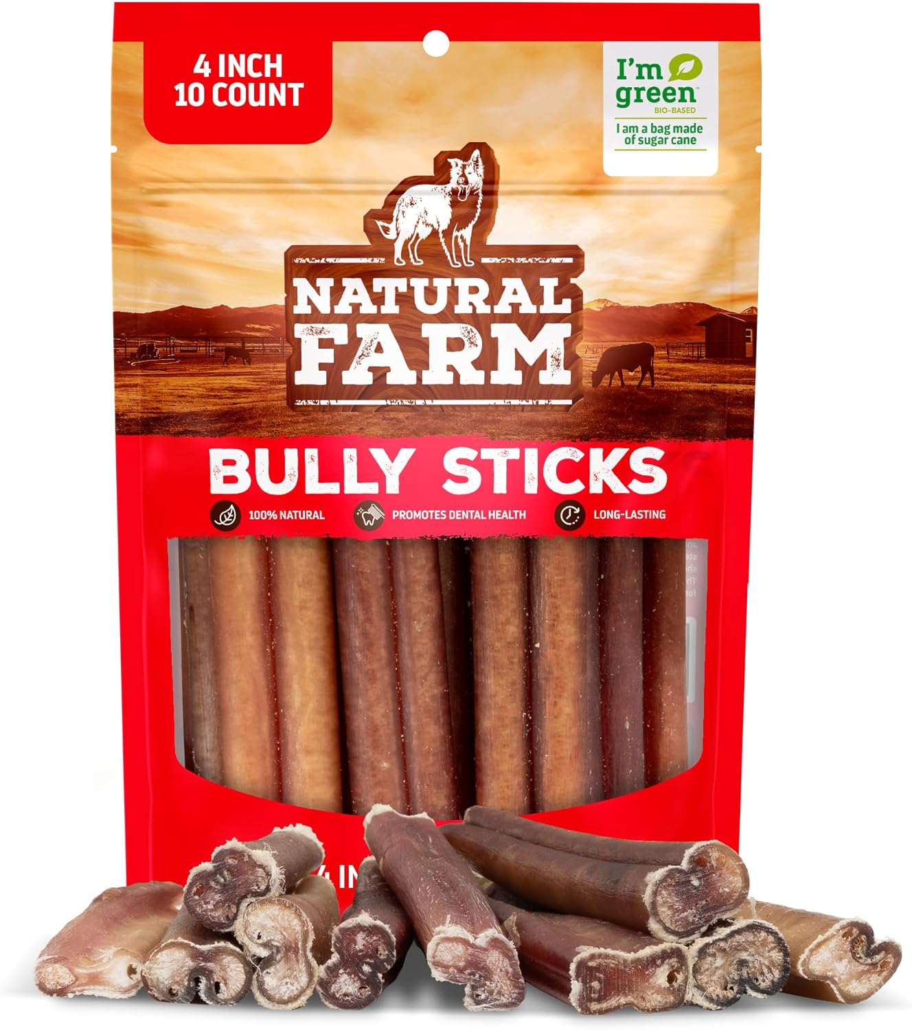 Natural Farm Gullet Sticks Chews for Dogs, 6 Inch (25 Count), Single Ingredient Jerky Esophagus Treats, Rawhide-Free Natural Glucosamine & Chondroitin, Great for Puppies, Seniors & Light Chewers - Image 14