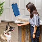 IRIS USA Airtight Dog Food Storage Container, Up to 11 lbs, Dog Cat Bird and Other Pet Food Treats Storage Bin, Dog Cat Wet Food Cans, Keep Fresh, BPA Free, Stackable, Navy - Image 4