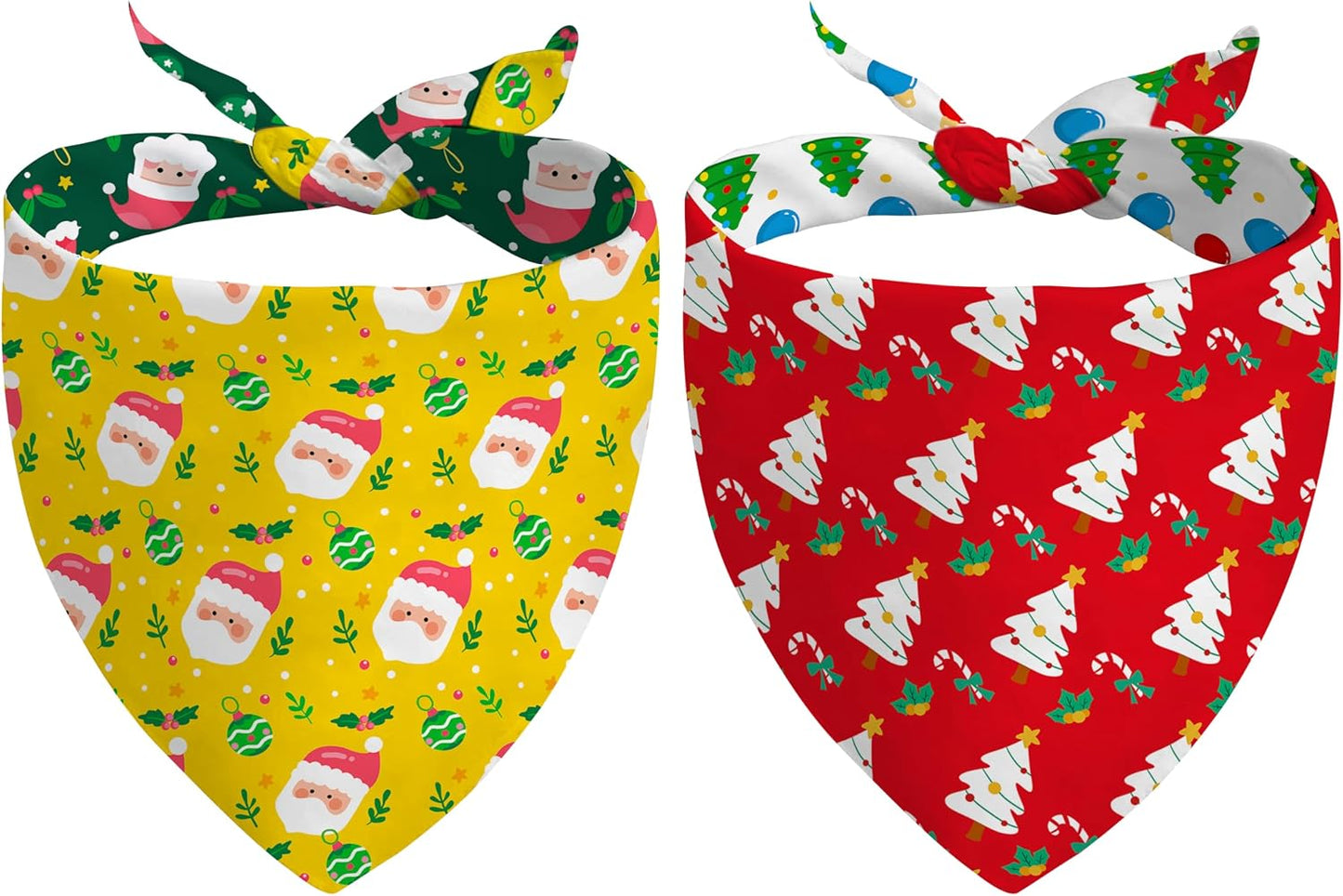 4th of July Dog Bandana Reversible 2 Pack Small, Red White and Blue Dog Paw Star Patriotic Dogs Bandanas Set Adjustable Triangle Holiday Scarves for Memorial Day Small Medium Boy Girl Dogs - Image 13