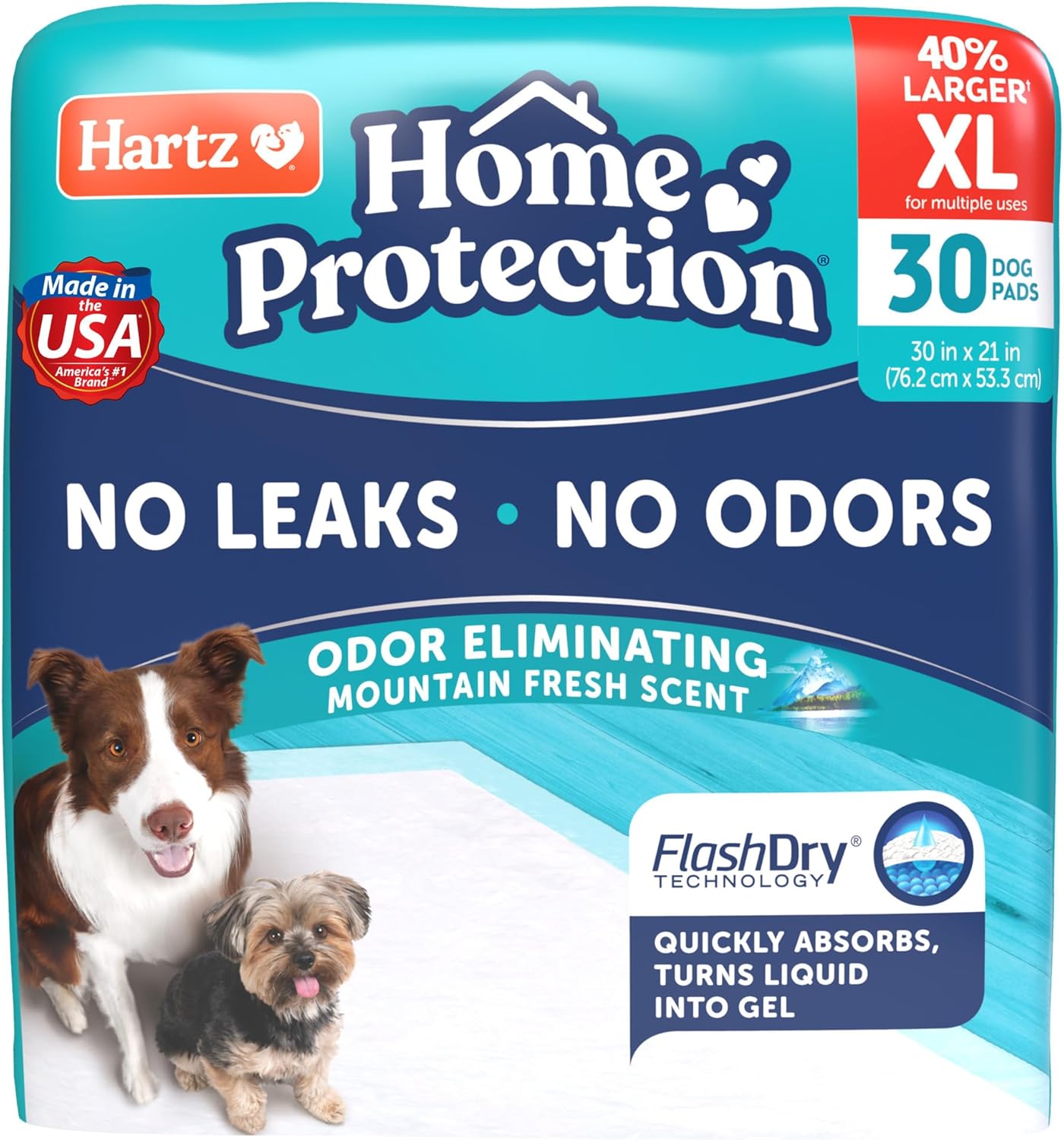 Hartz Home Protection Super Absorbent Odor Eliminating Lavender Scented No Leak Dog Pads,XL 30 count - Image 13