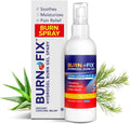 BurnFix Hydrogel Burn Spray 120ml bottle front view for instant first aid relief.