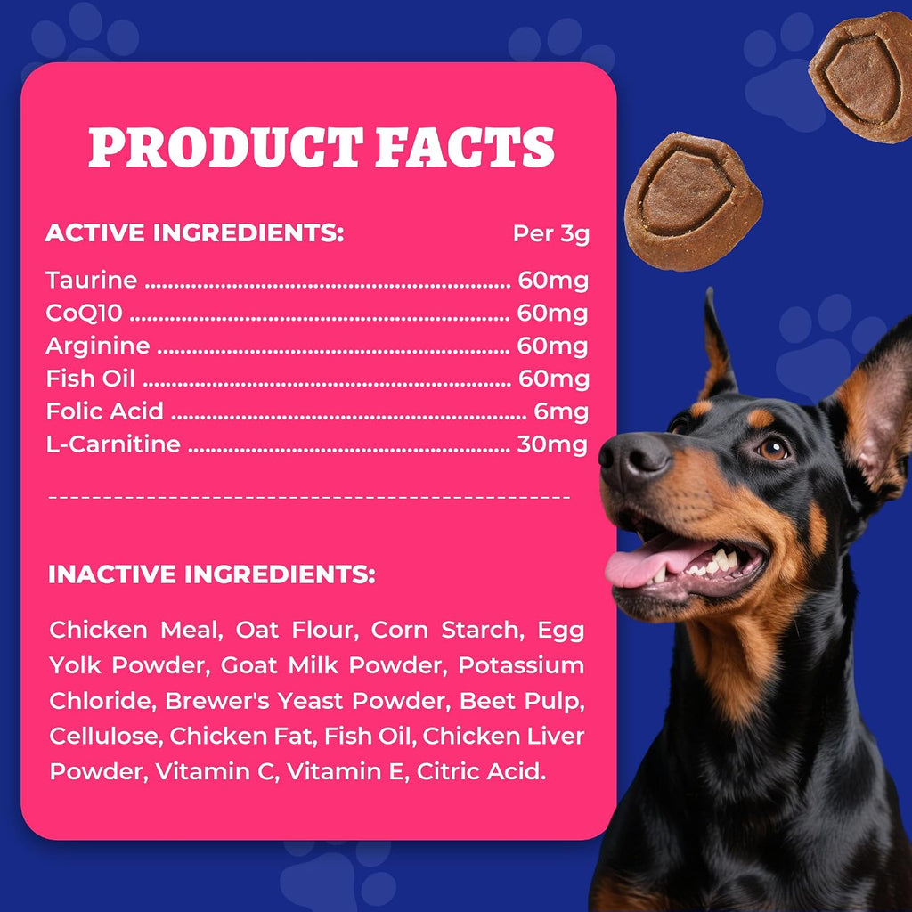 Imported USA dog taurine and fish oil supplement for circulation