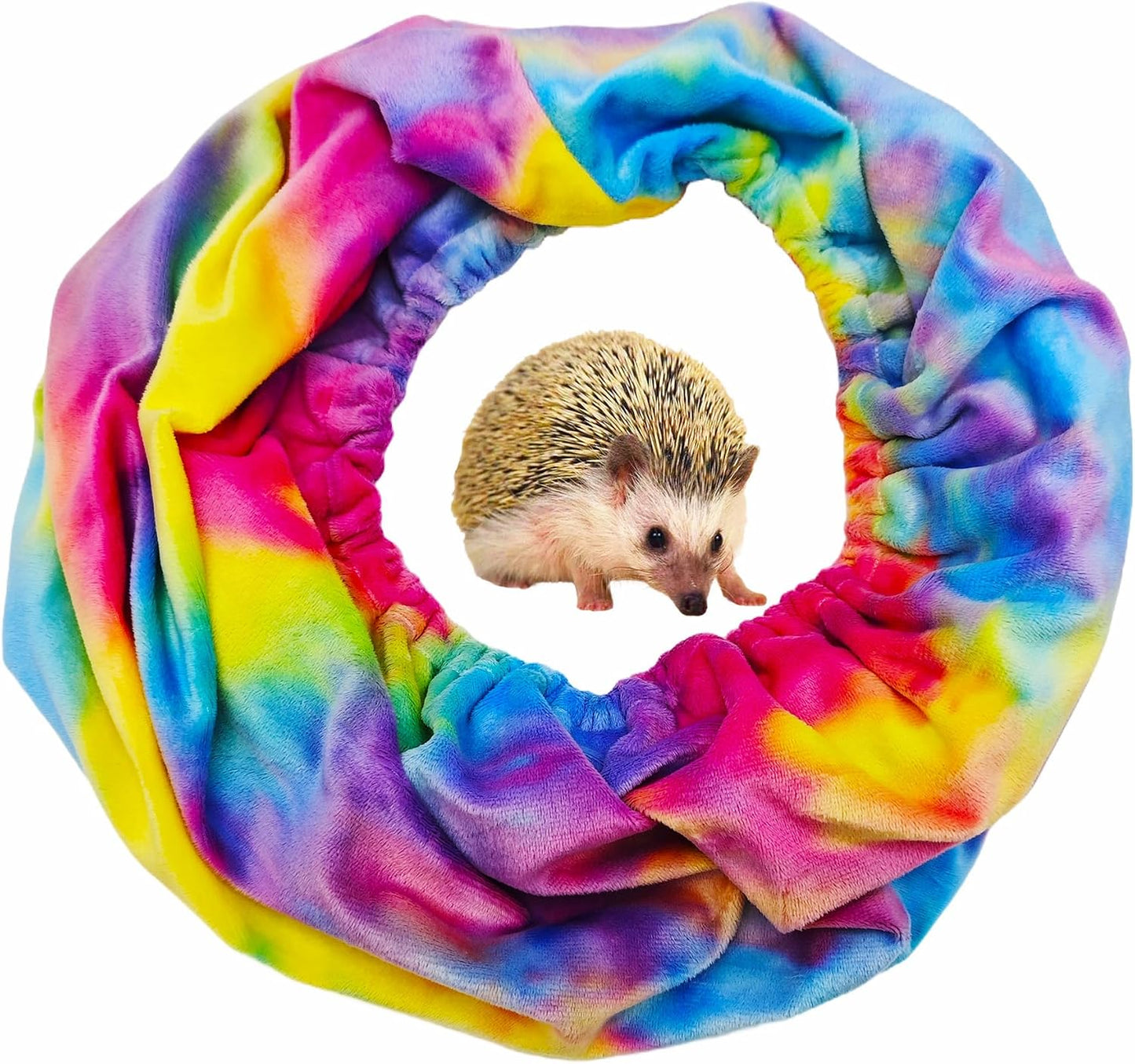 Hedgehog Bonding Scarf Hedgehog Cuddle Sack Snuggle Fleece Pouch for Sugar Glider Guinea Pig Travel Sling Carrier Bag - Image 1