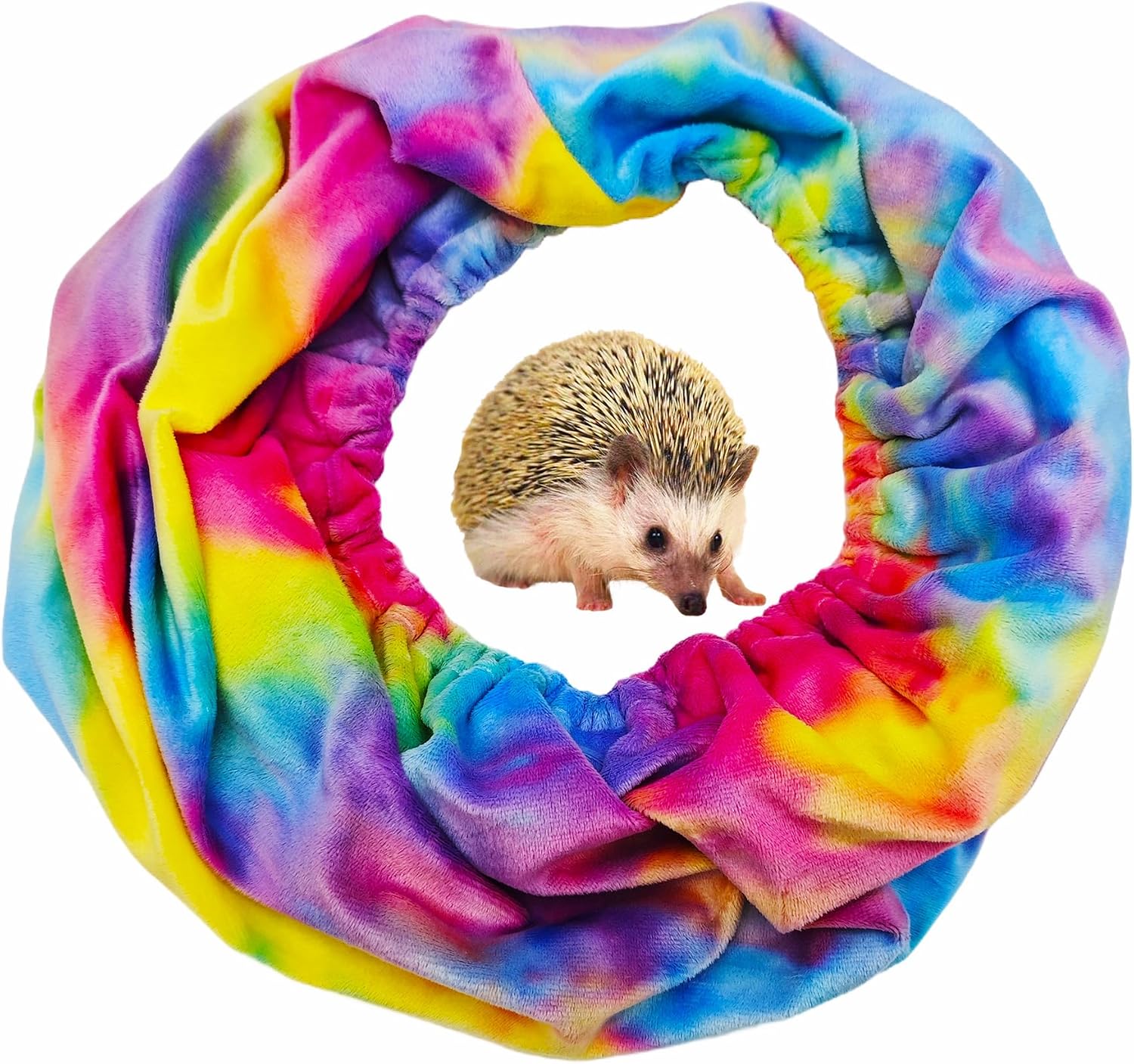 Hedgehog Bonding Scarf Hedgehog Cuddle Sack Snuggle Fleece Pouch for Sugar Glider Guinea Pig Travel Sling Carrier Bag - Image 1