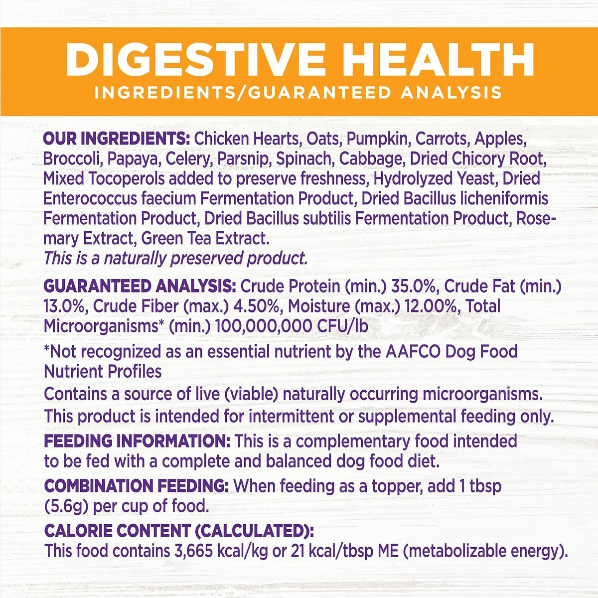Probiotic enriched meal mixer for small medium and large canine breeds