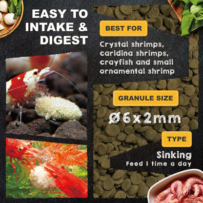 Ultra Fresh 58g container nutritional facts for caridina