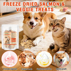 Fchowwn pet treats ingredients including pumpkin and salmon