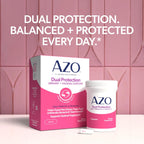 AZO urinary and vaginal health product packaging angle