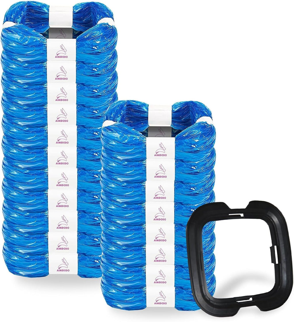 Clean and hygienic pet waste management setup featuring premium imported cat litter liner refills.