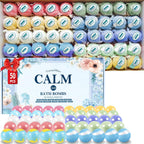 TranquilBliss bath bombs gift set front view showing packaging