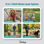 Adjustable strap buckle on the wikiRay dual dog walking accessory