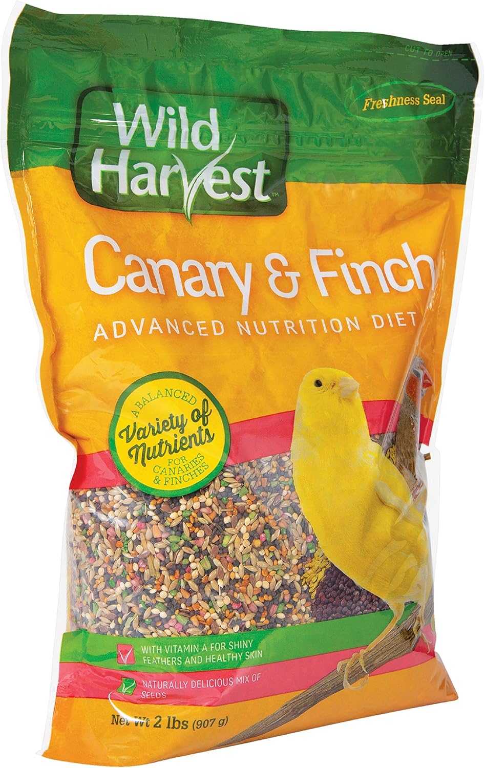Close up of Wild Harvest advanced nutrition bird seed blend