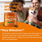 Zesty Paws Chew No Poo Bites 90 count jar