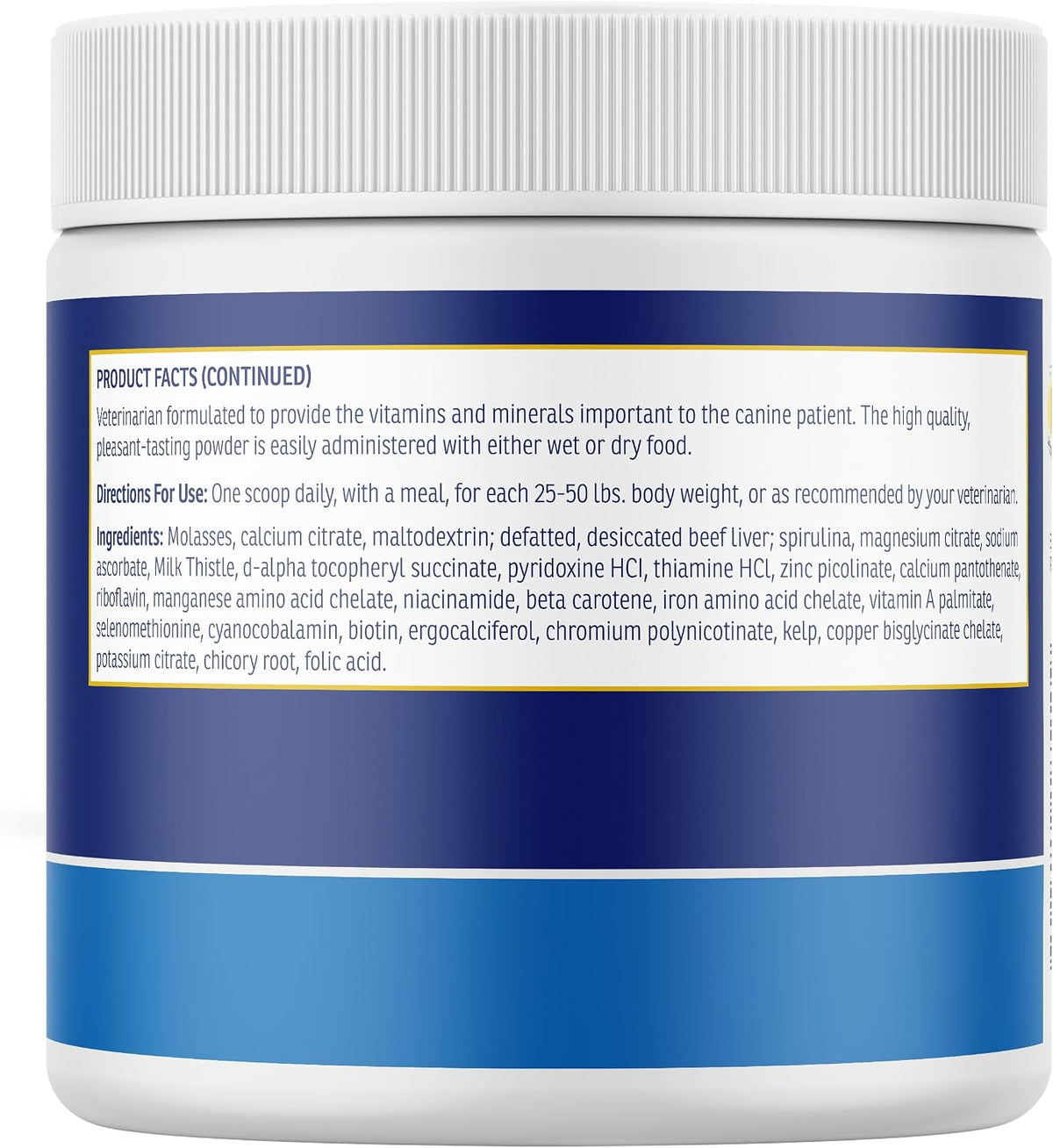 Premium imported dog multivitamin powder by Rx Vitamins