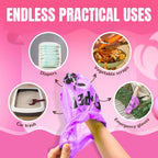 Eco friendly dog waste bags attached to a leash during an outdoor walk