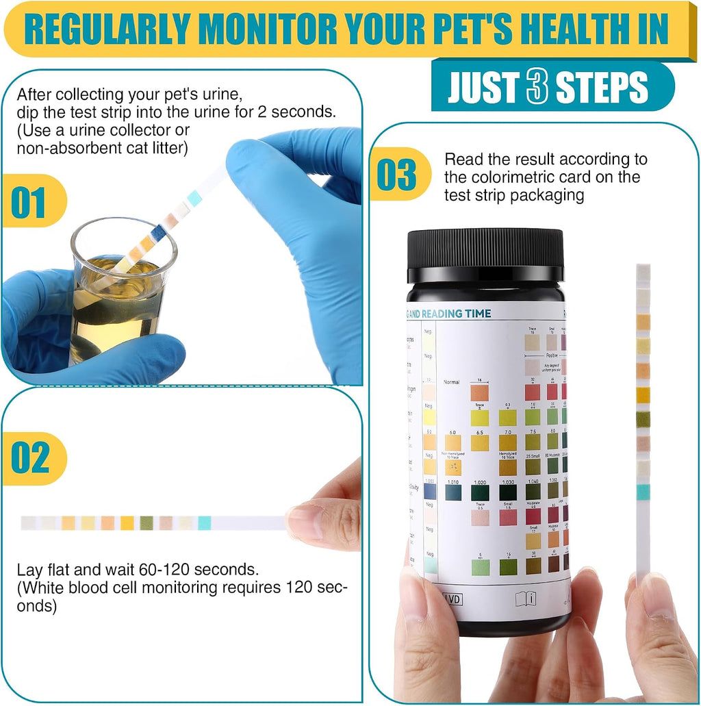 One Step veterinary health kit for cats and dogs showing the one hundred count test package